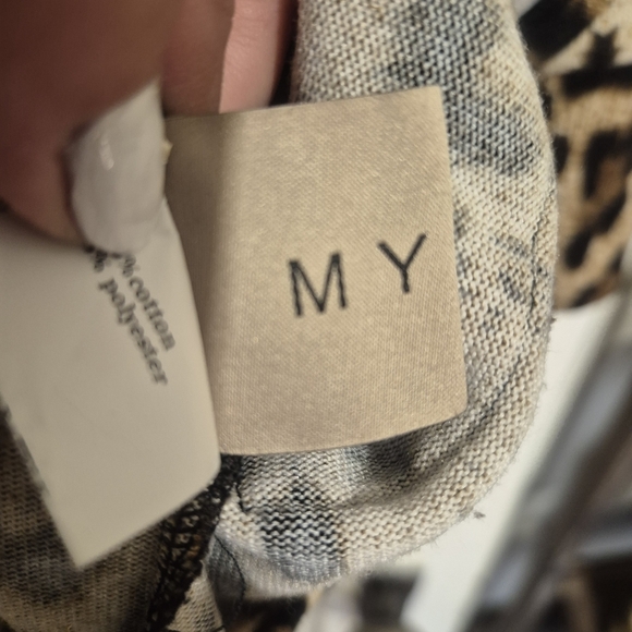 MYIFU Leopard Animal Print Cotton Button Light Cardigan Pockets Women Large - Picture 3 of 6